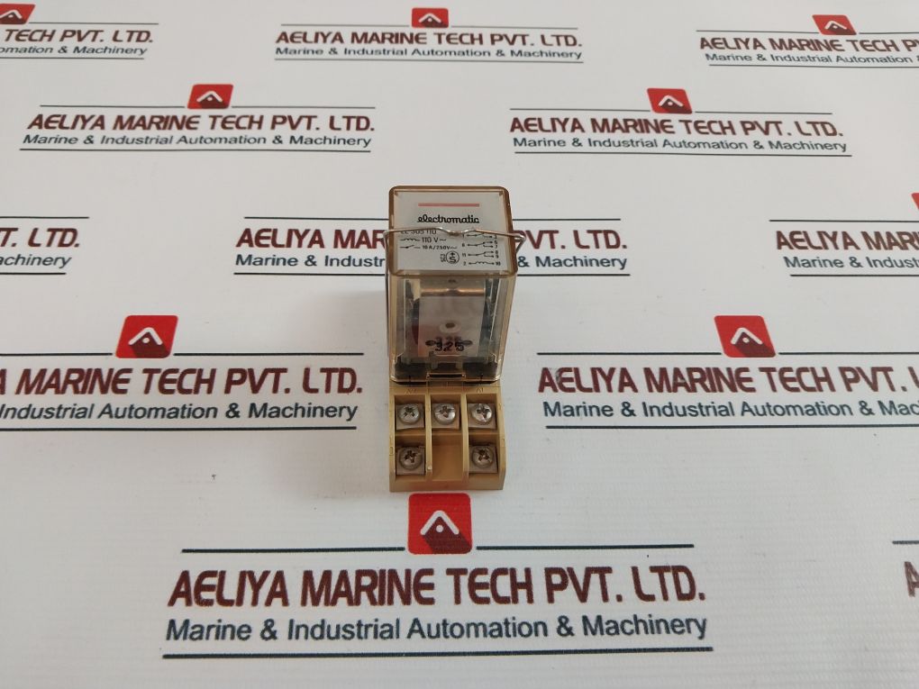 Electromatic El 305 110 Relay With Base 110V~