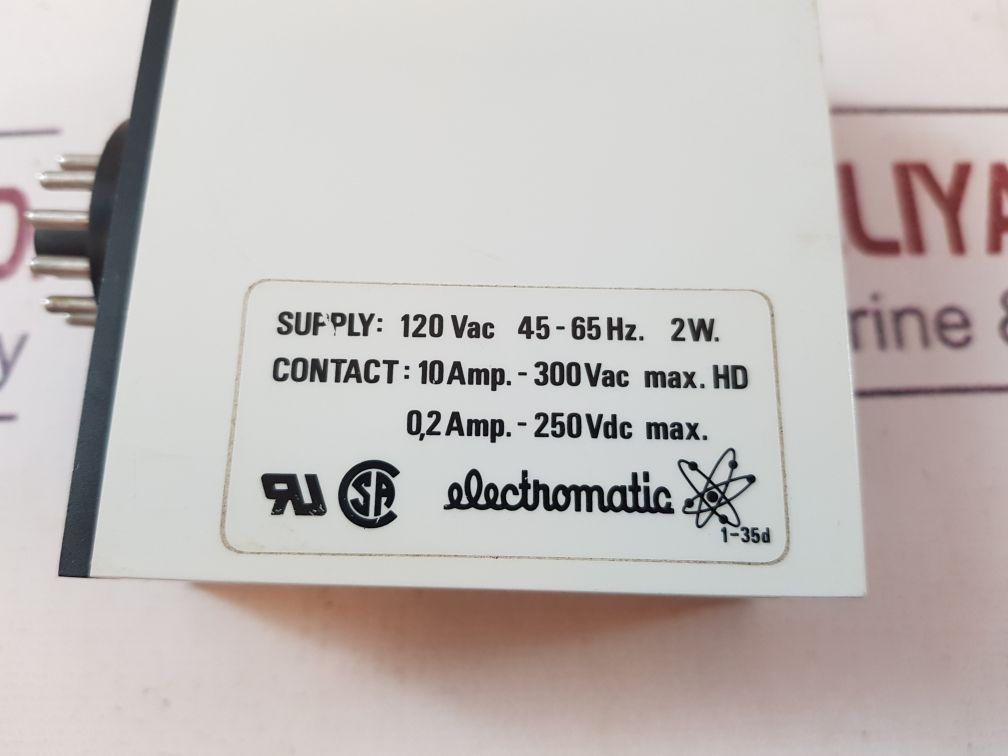 Electromatic Sa 105 115 Delay On Operate 0,8-18 Sec