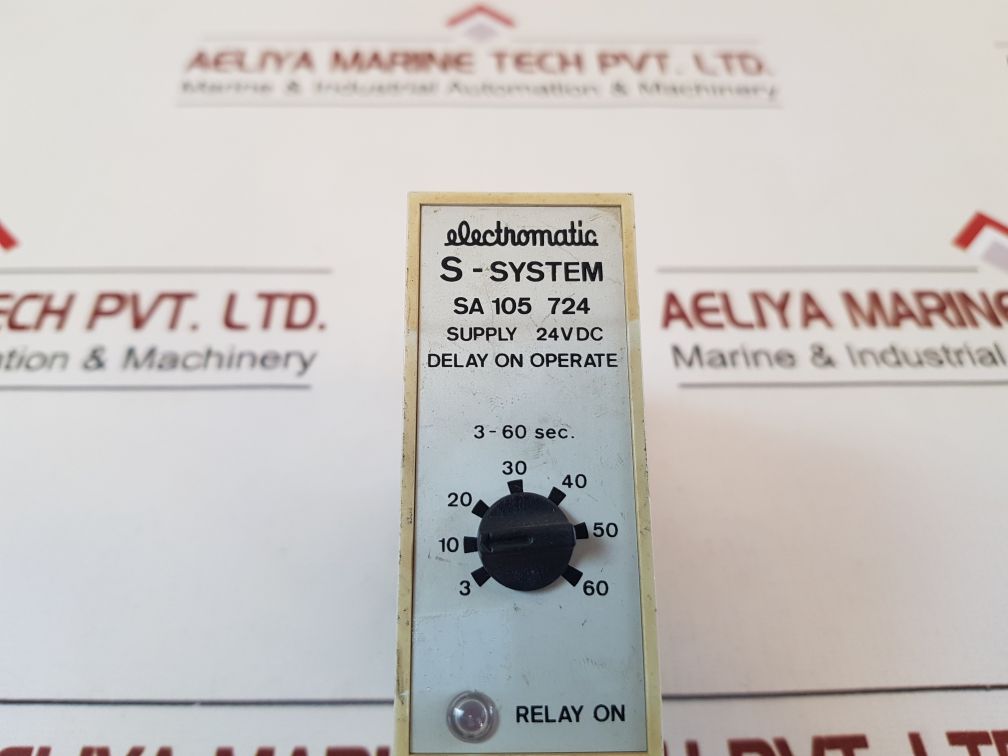 Electromatic Sa 105 724 Delay On Operate 3-60 Sec