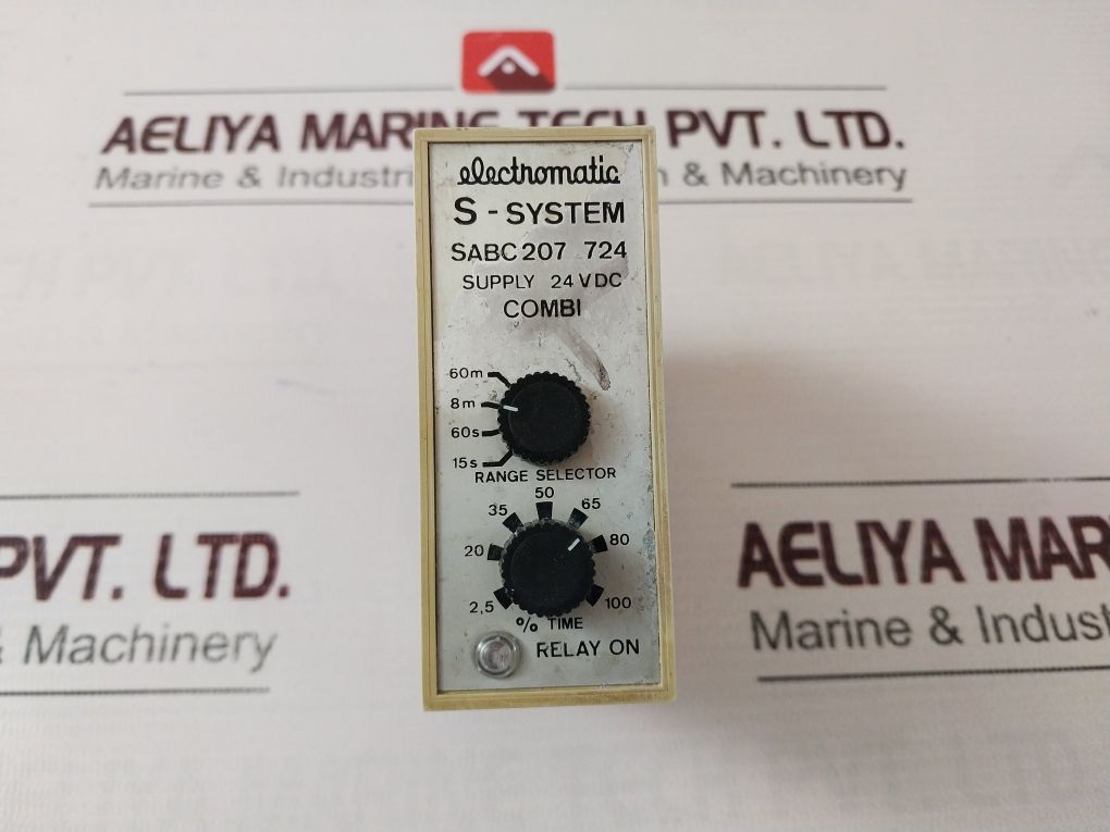 Electromatic Sabc 207 724 Combi Relay Range Timer