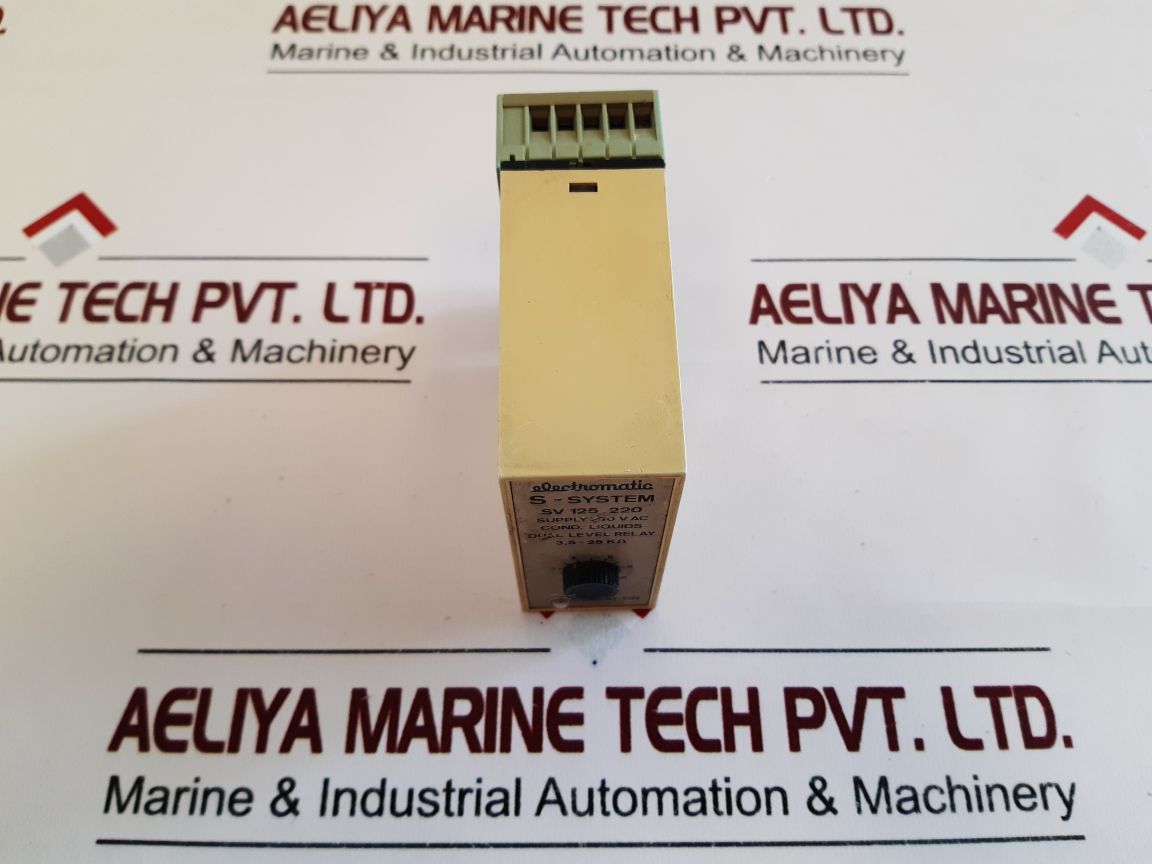 Electromatic Sv 125 220 Dual Level Relay With Base