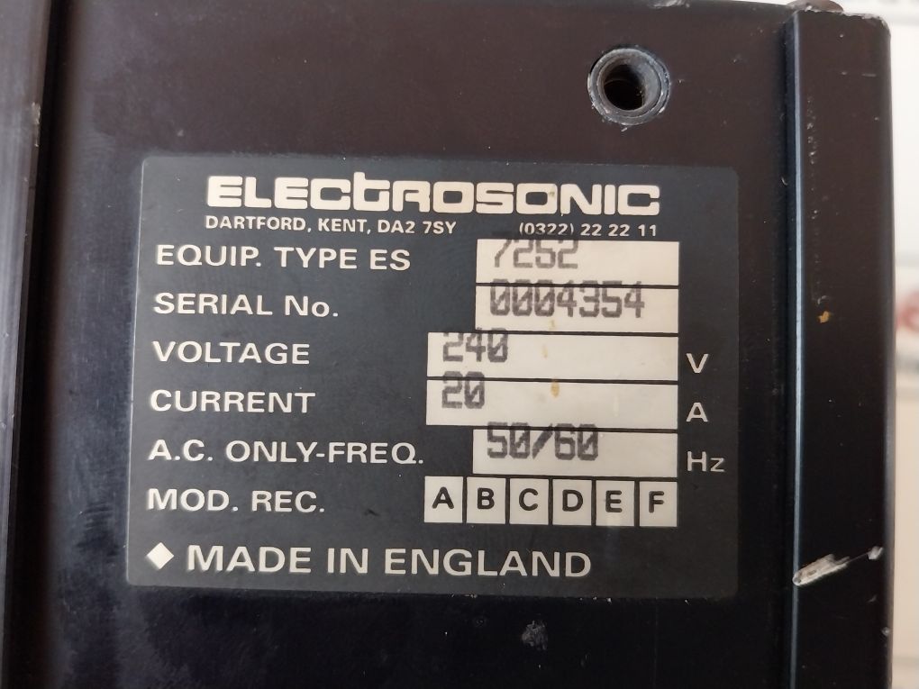 Electrosonic Digidim2 Dimmer Unit Es7252 20A 240V 50/60Hz