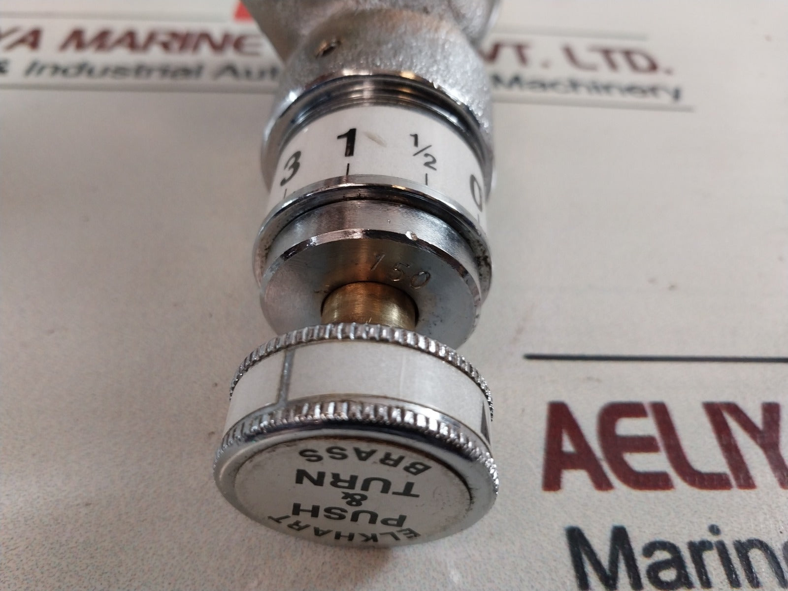 Elkhart Push & Turn Brass 150