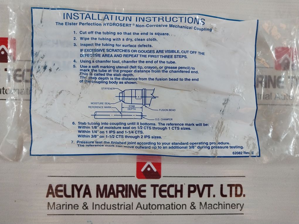 Elster Pe3408 Cee Mechanical Coupling