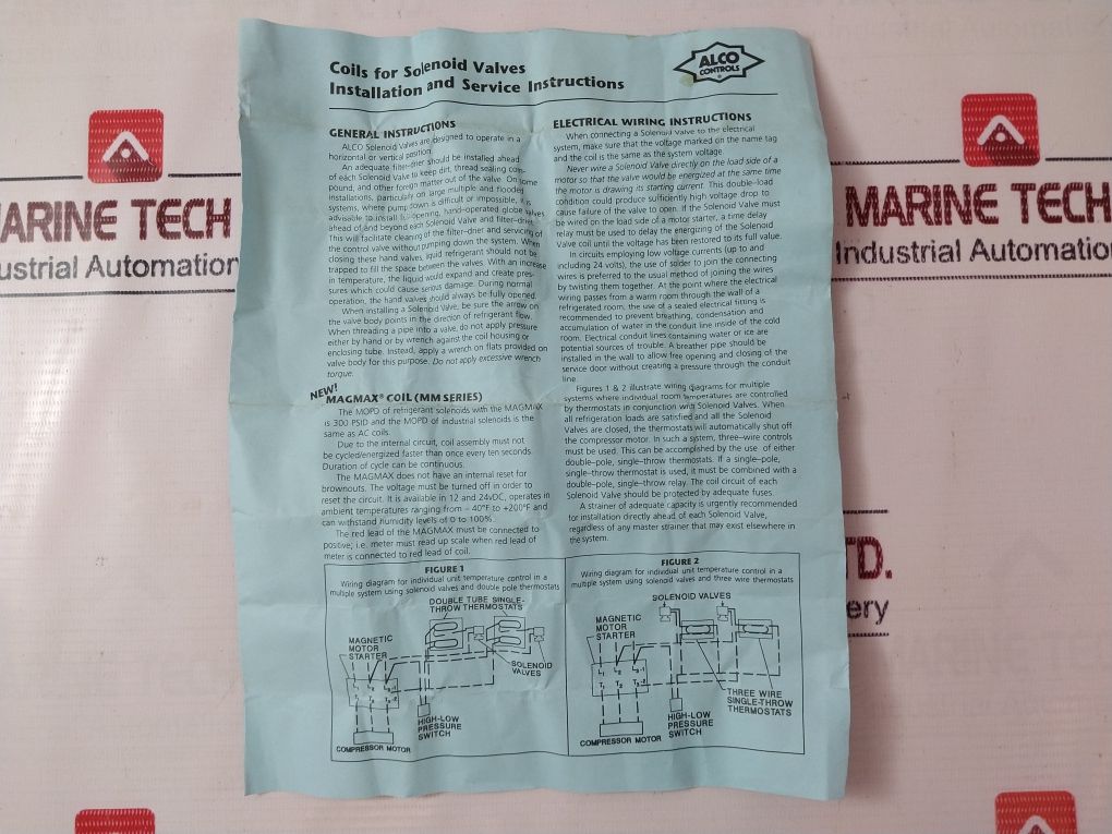 Emerson 24-0522-3 Coil For Solenoid Valve 230V