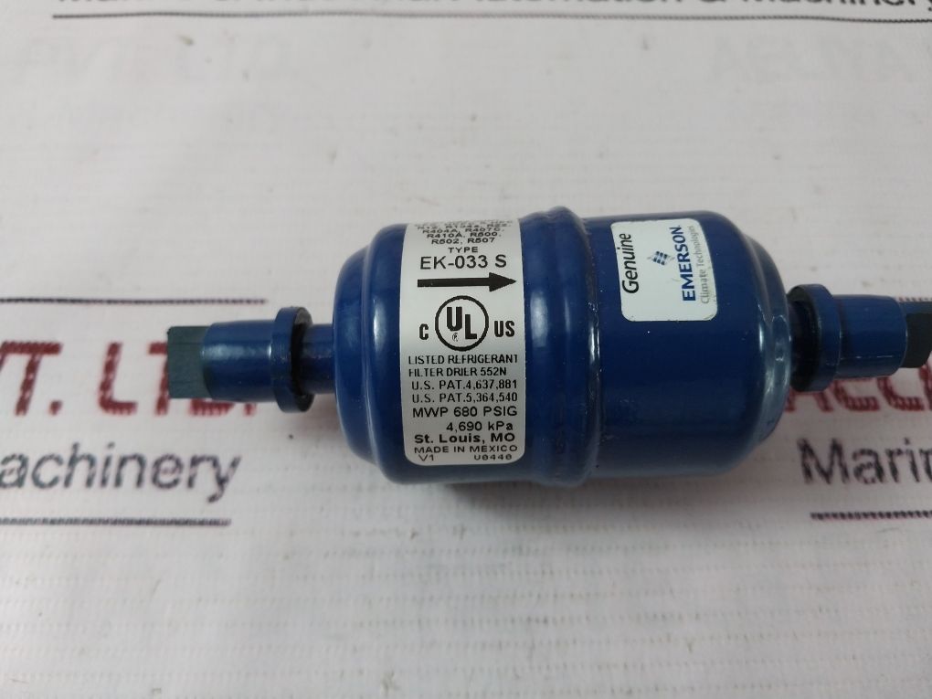 Emerson Ek-033 S Liquid Line Filter Drier 680 Psig