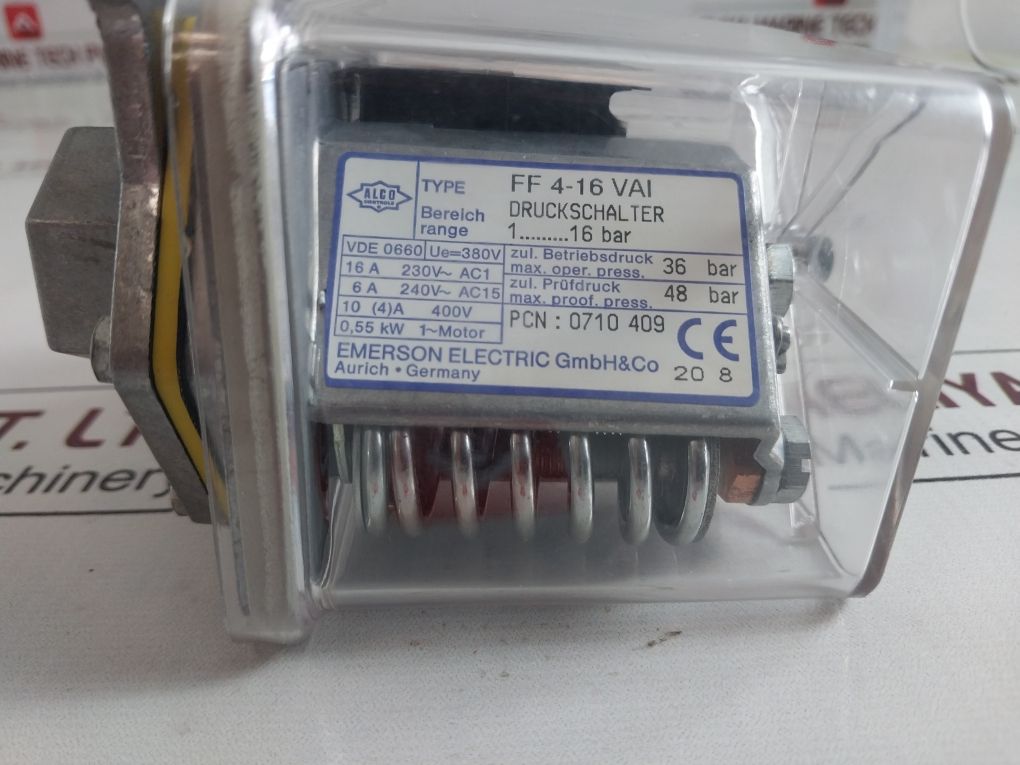 Emerson Ff 4-16 Vai Pressure Switch