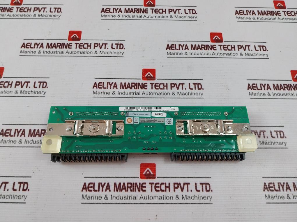 Emerson Ovation 3A99266G01 Local I/O Transition Panel Pc Board Rev.18