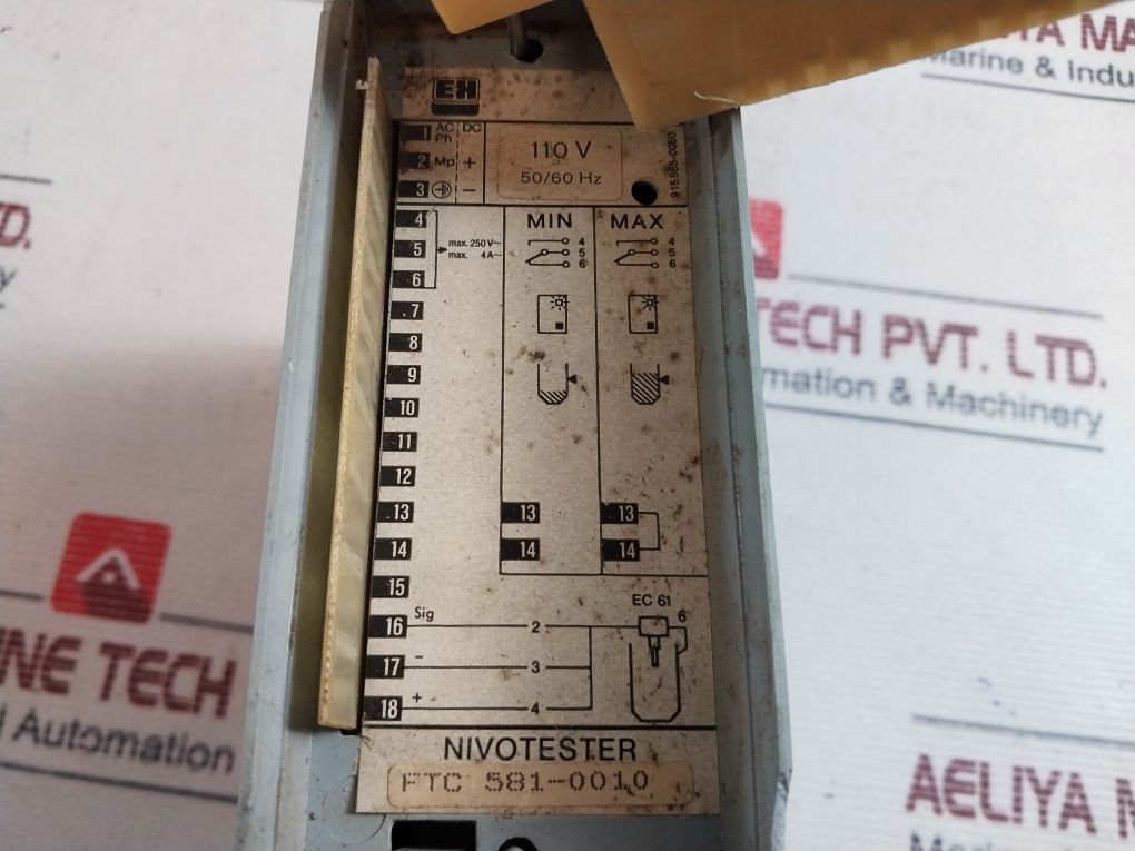 Endress+Hauser Ftc 581 Nivotester 4A~