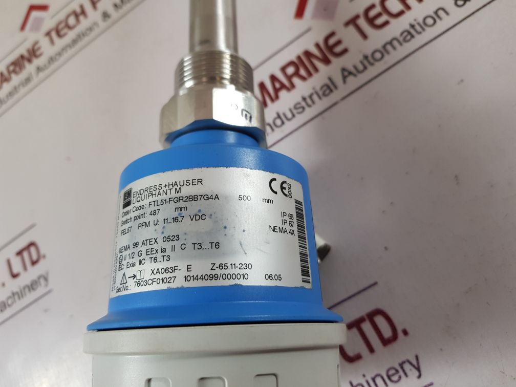 Endress+Hauser 943491-9000 Level Switch Ftl51-fgr2Bb7G4A