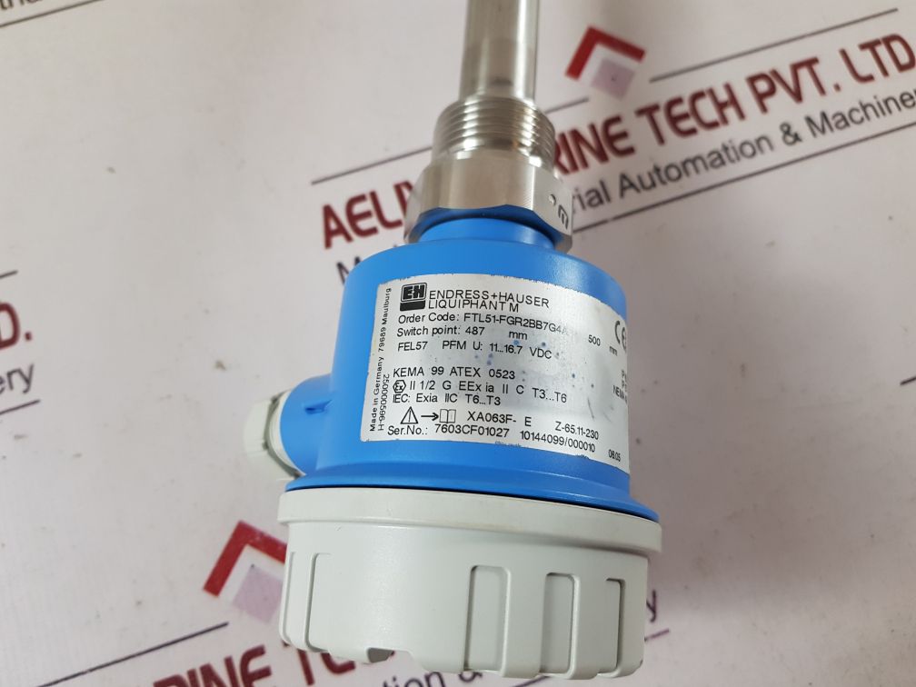 Endress+Hauser 943491-9000 Level Switch Ftl51-fgr2Bb7G4A