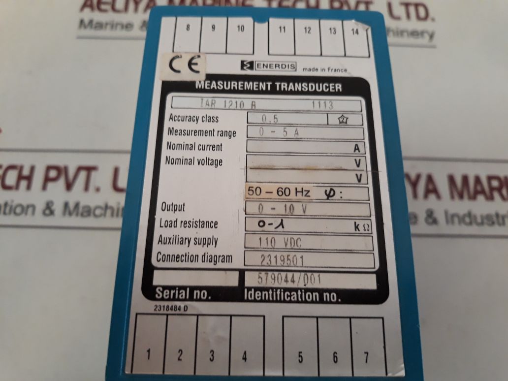 Enerdis Iar 1210 B Measurement Transducer 0-5A