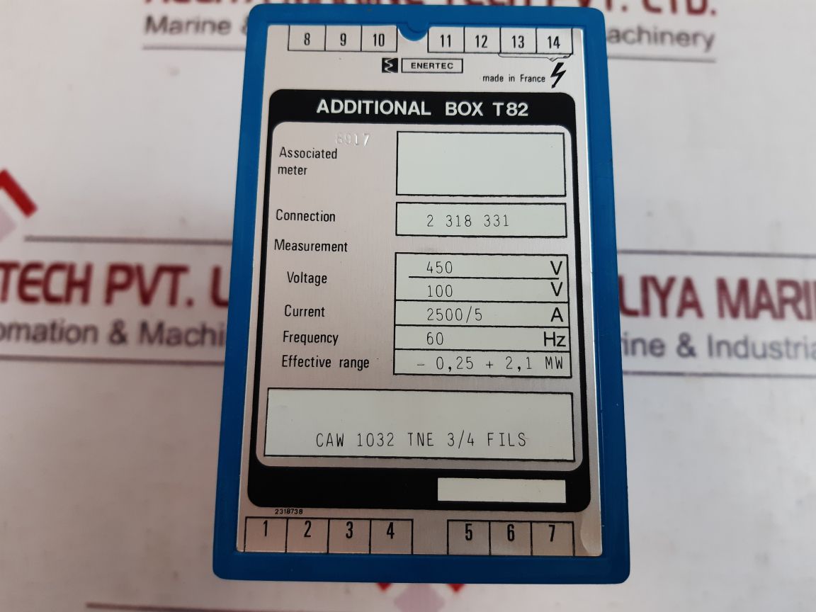 Enertec Additional Box T82