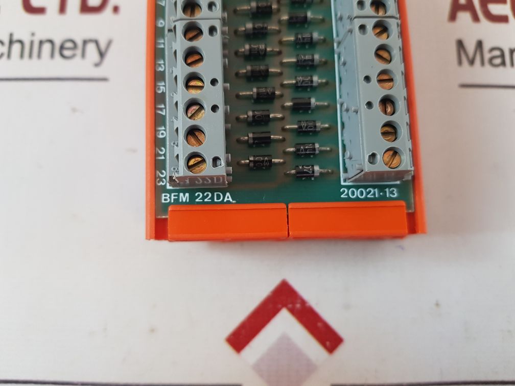 Entrelec Bfm 22Da Diode Plate 20021.13 Terminal Block