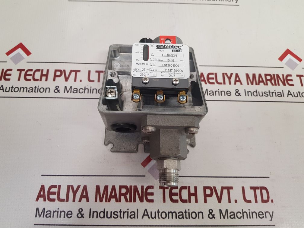 Entrelec Ff-40-g3/8 Pressure Switch F013604000
