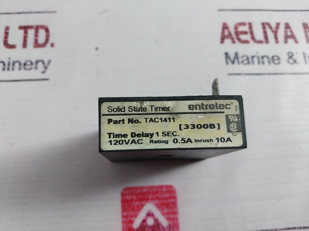 Entrelec Tac1411 Solid State Timer 120Vac