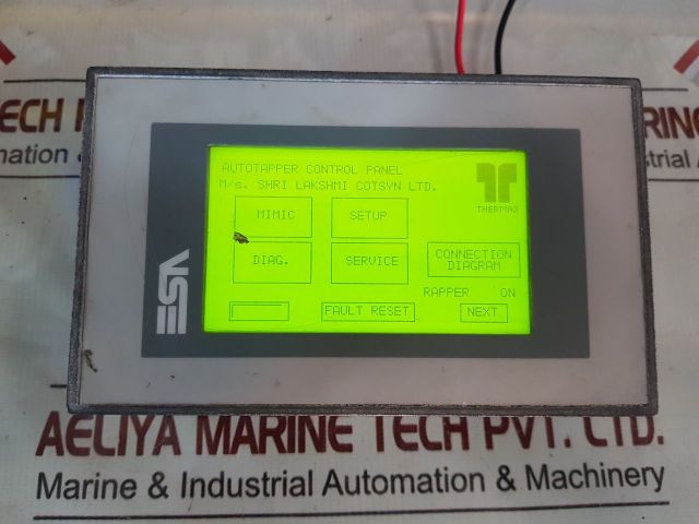 Esa Vt155W00000 Rev: 1 Operator Interface Panel