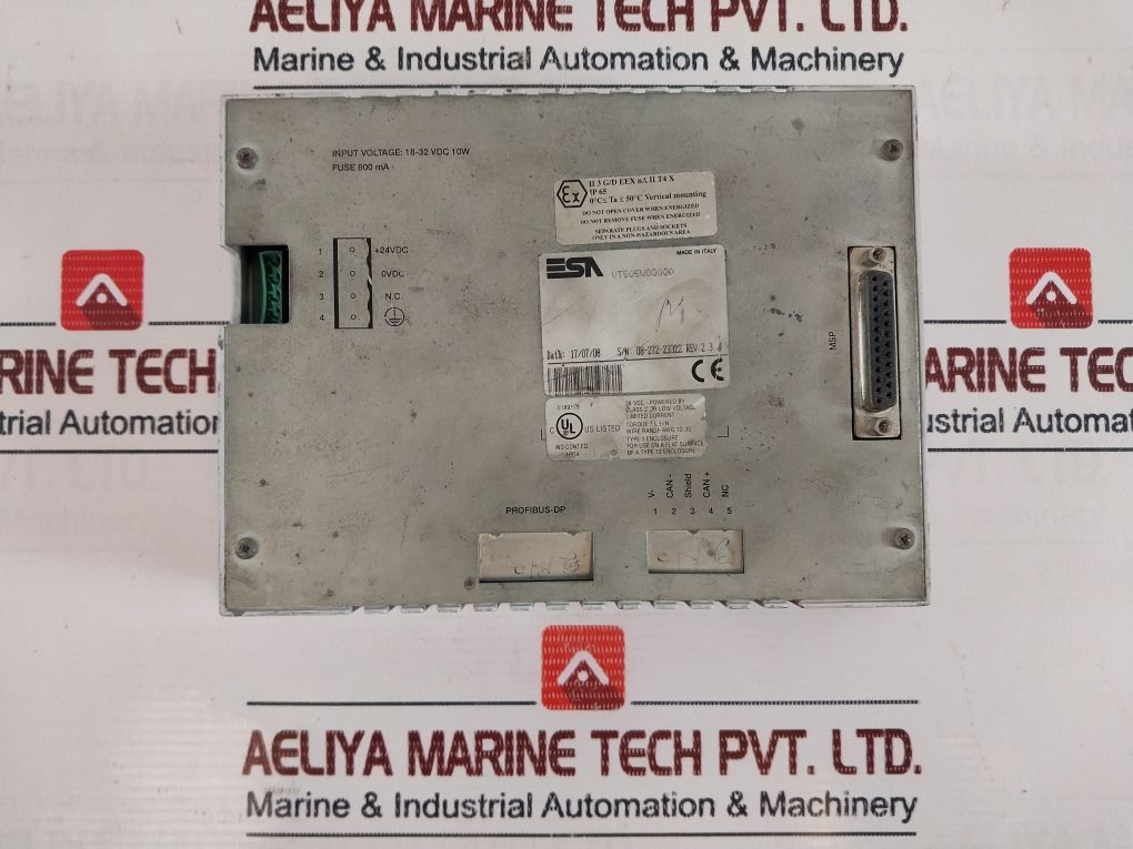 Esa Vt505W00000 Touch Screen Panel 18-32 Vdc 10W