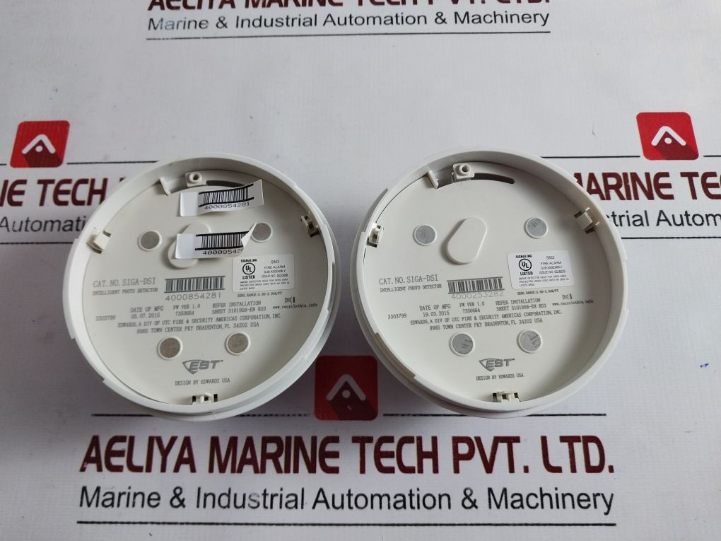 Est Siga-dsi Intelligent Photoelectric Smoke Detector Fw Ver 1.0