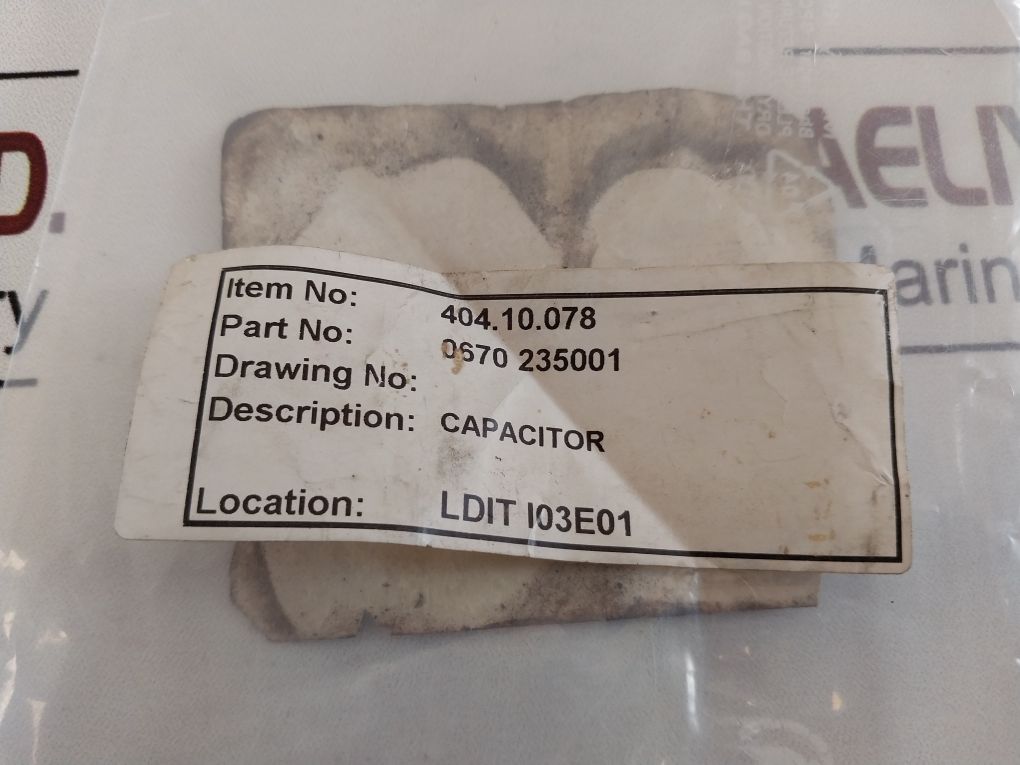 Esta Kondensator 0670 235001 Capacitor 0,22 µF ±10%