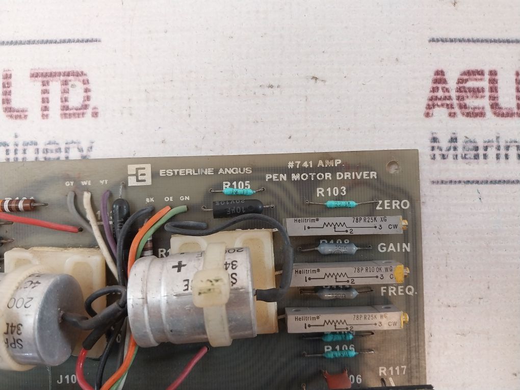 Esterline Angus 741 Amp Pen Motor Driver 57276