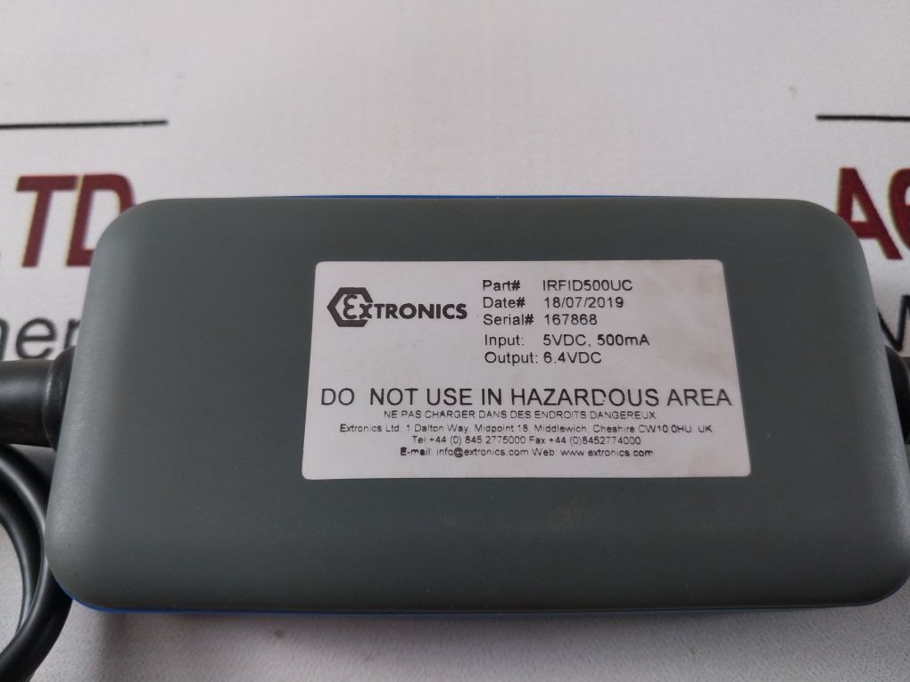 Extronics Irfid500 Reader Handheld Portable Compact Bluetooth Rugged Uhf Rfid