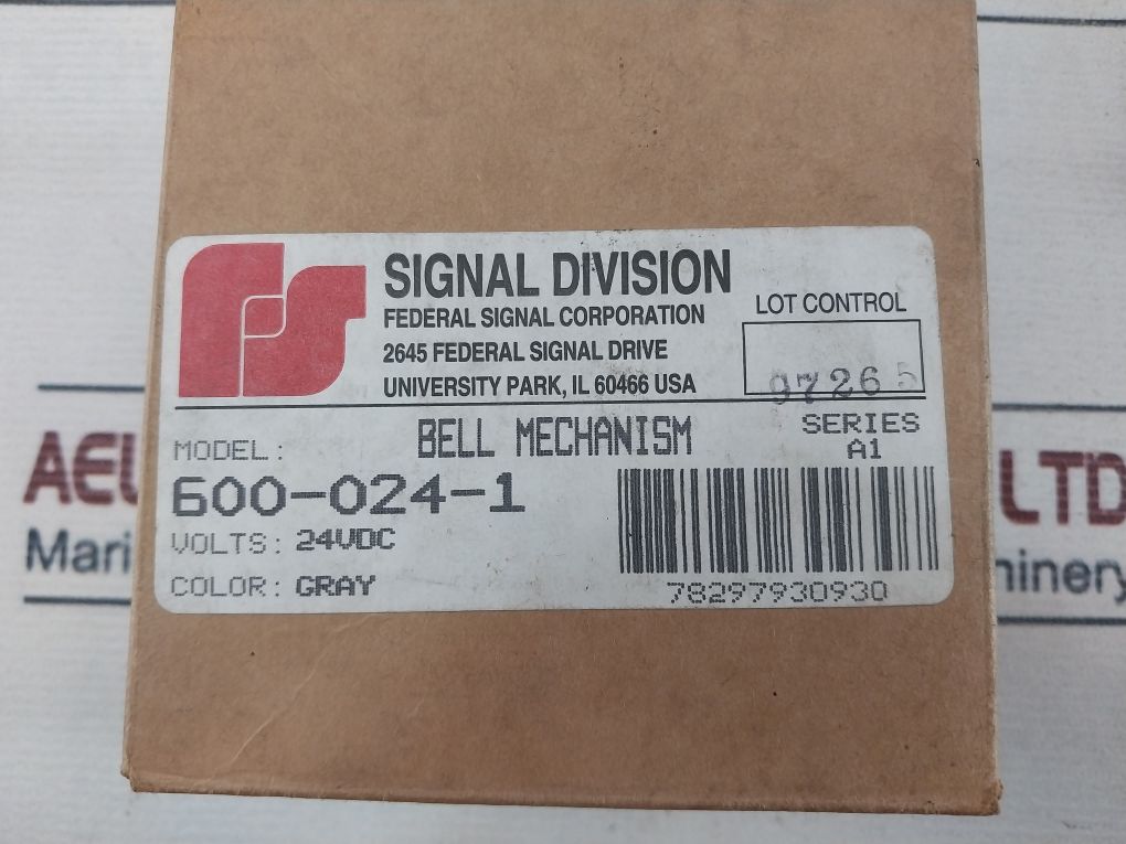 Federal Signal 600-024-1 Vibrating Bell Mechanism