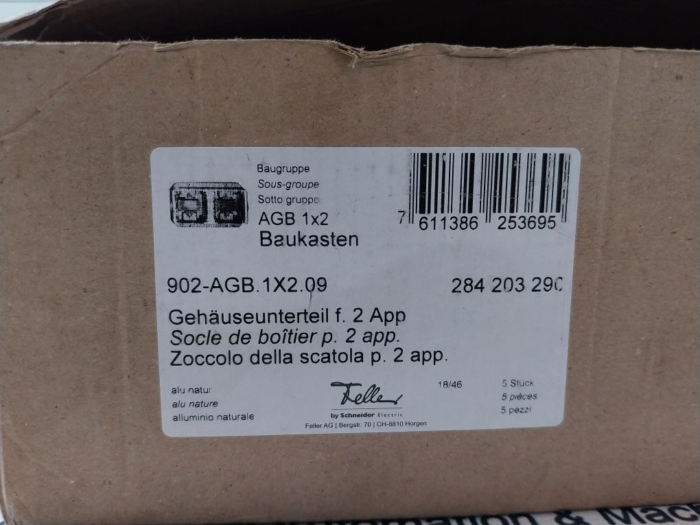 Feller 902-agb.1X2.09 Draining-holes Aluminum Casting