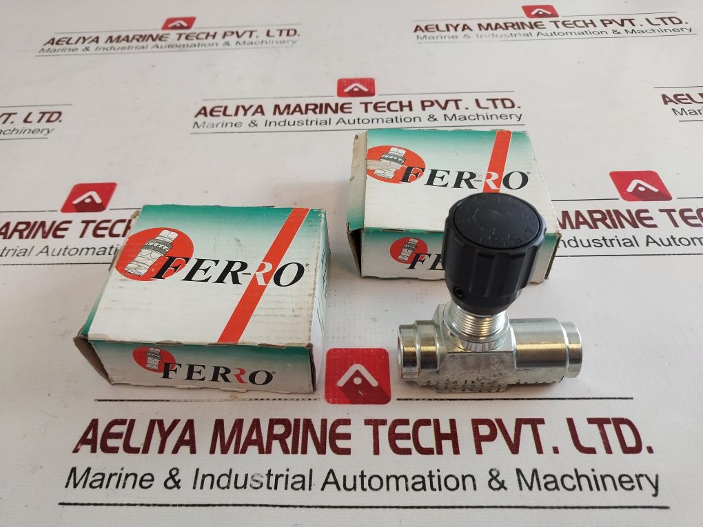 Fer-ro 1/4" Bsp Speed Regulating Valve 550 Bar