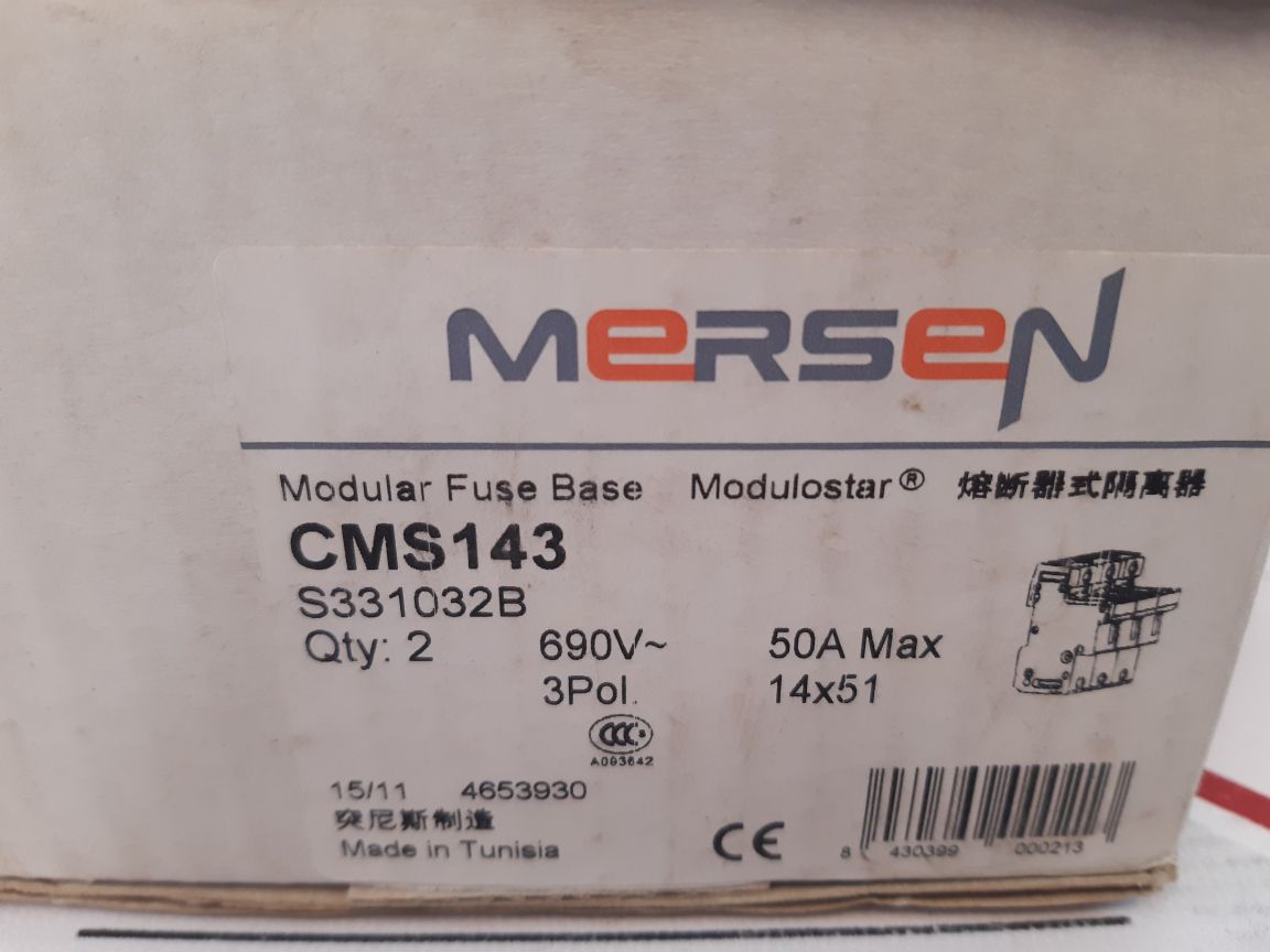 Ferraz Shawmut Cms143 Modulostar Fuse Holder