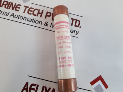 Set Of 3X Ferraz Shawmut Trs40R Fuse Element Time Delay