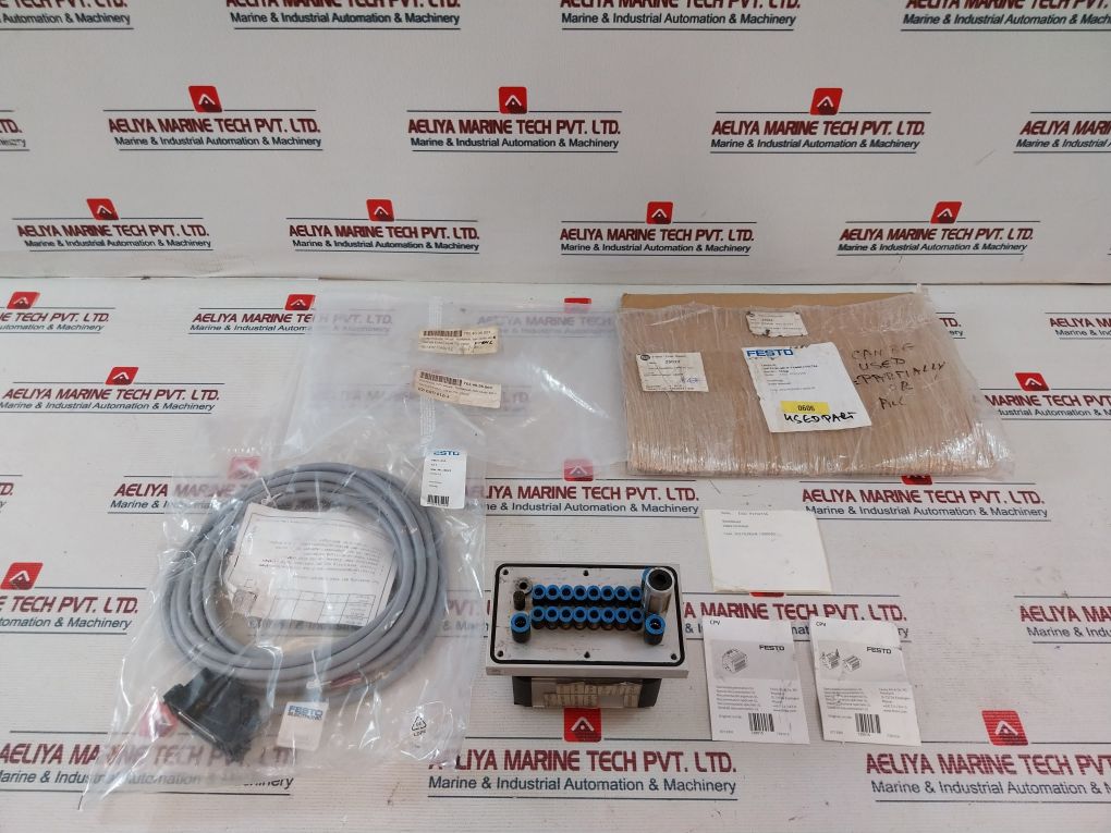 Festo Cpv10-ge-mp-8 Control Air Valve Terminal With Connection Cable