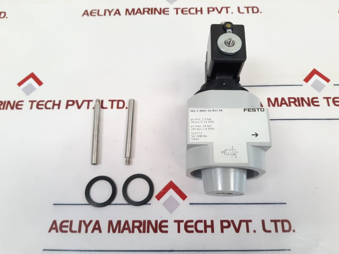 Festo Hee-d-maxi-24-m12-sa On/Off Valve