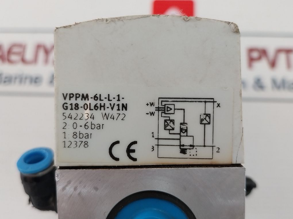 Festo Vppm-6L-l-1-g18-0L6H-v1N Proportional-pressure Regulator