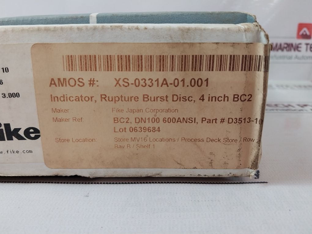 Fike D3513-10 Div.1