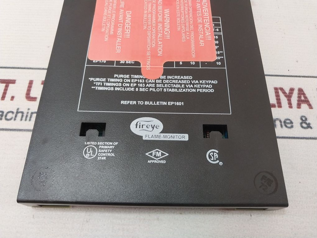 Fireye Ep163 Programmer Module