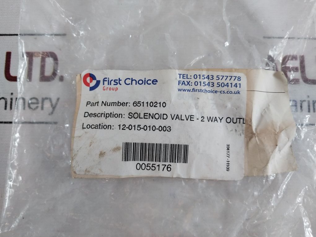 First Choice 65110210 2-way Outlet Solenoid Valve