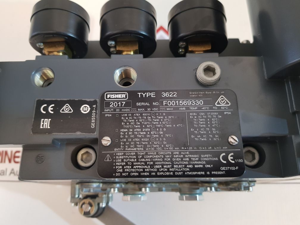 Fisher 3622 Valve Positioner Series 3600