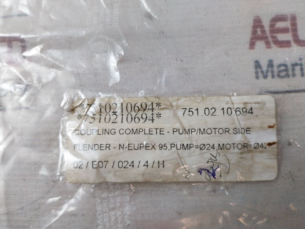 Flender N-eupex 95 Pump/Motor Side Complete Coupling