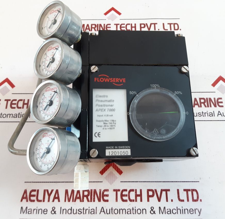 Flowserve Apex 7000 Electro Pneumatic Positioner 0-160 Psi
