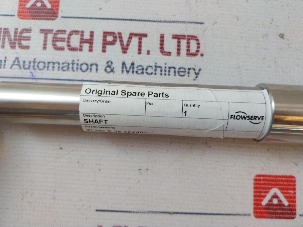 Flowserve Zlnd S.25 35X400 Stainless Steel Pump Shaft 1.4021-en 10088-1