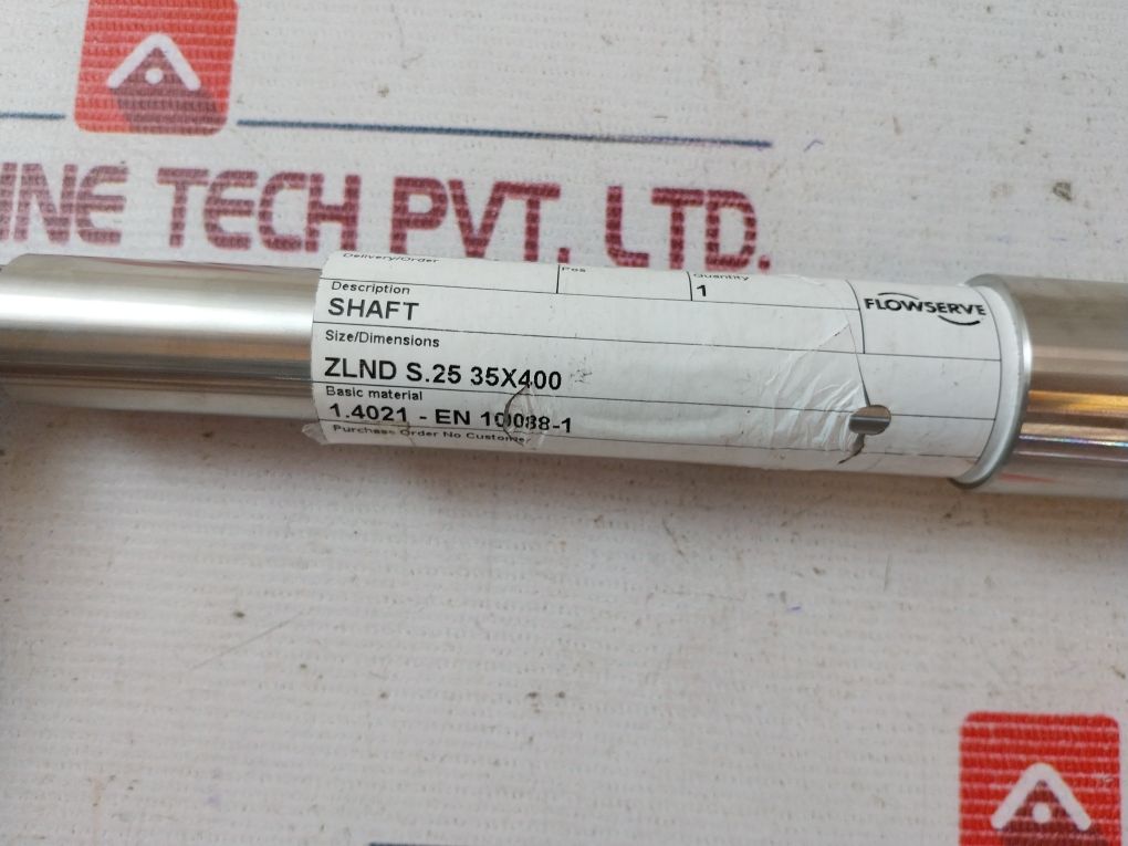 Flowserve Zlnd S.25 35X400 Stainless Steel Pump Shaft 1.4021-en 10088-1