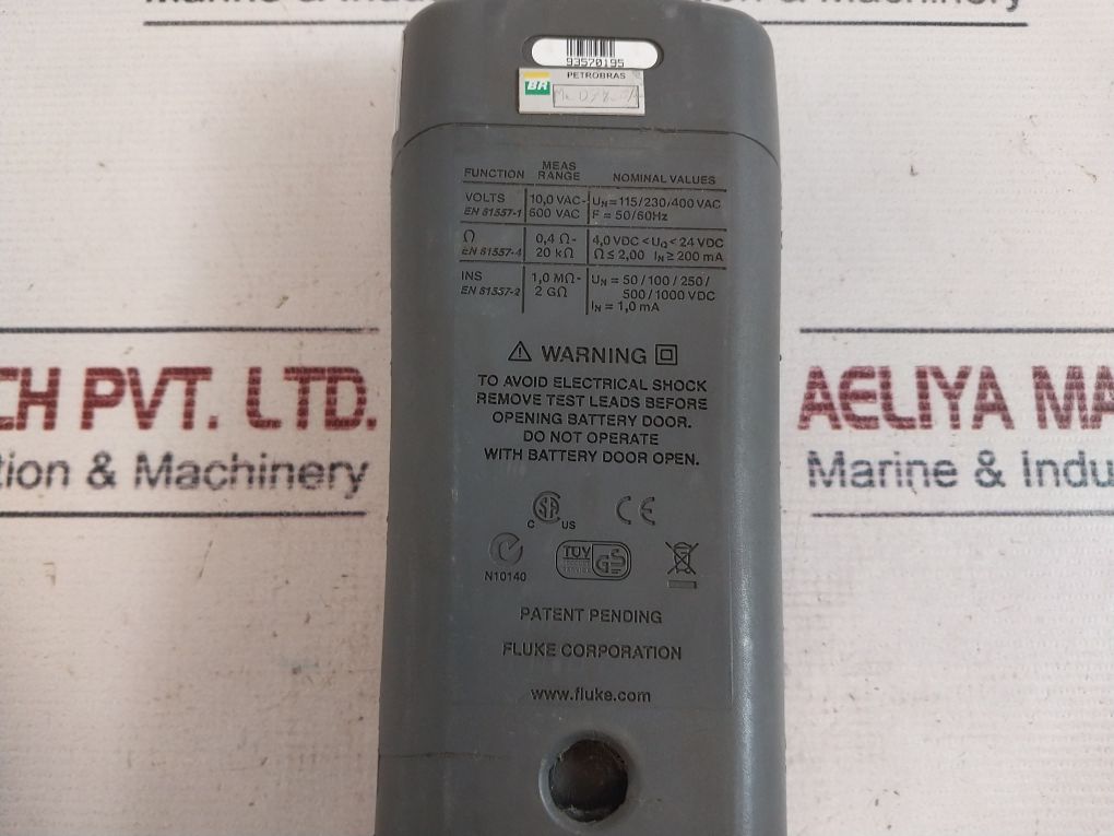 Fluke 1507 Insulation Resistance Tester 600V