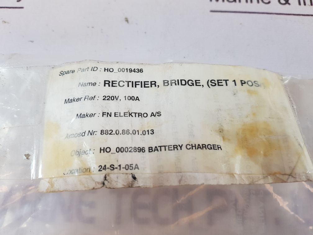 Fn elektro rectifier bridge 220v, 100a