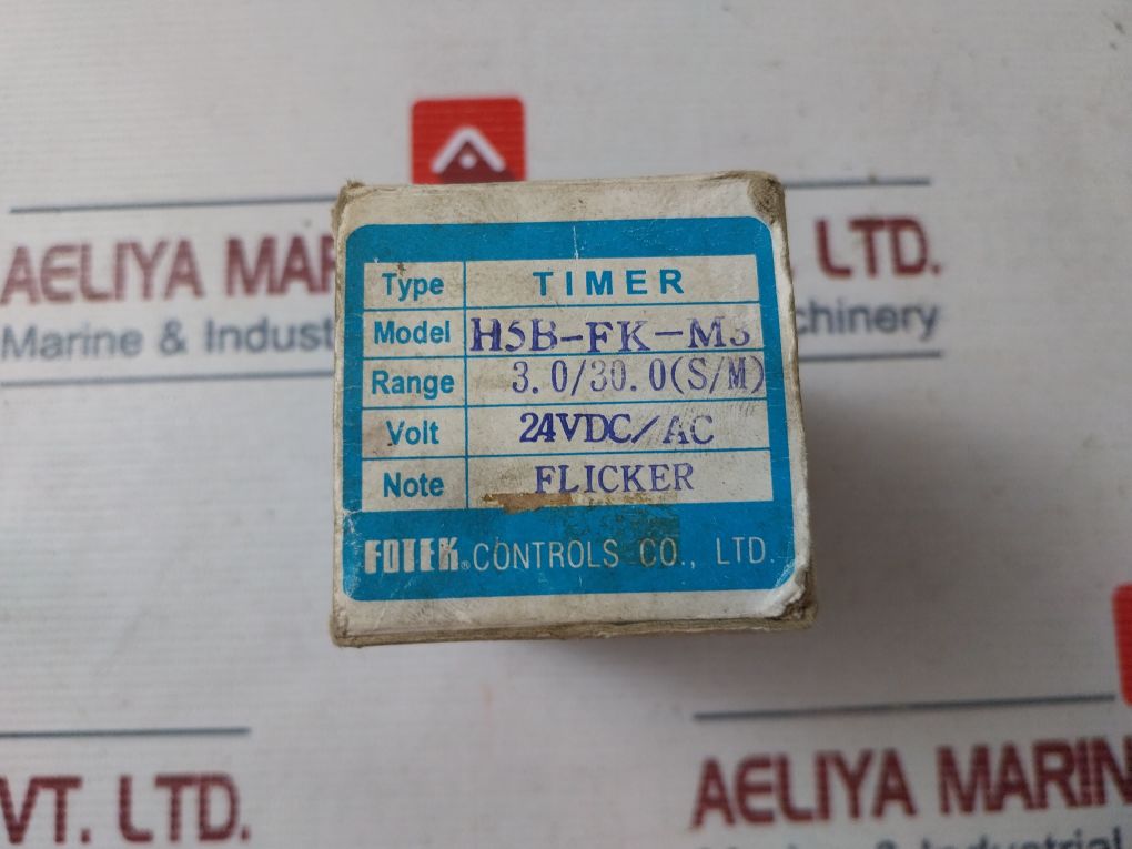 Fotek H5B-fk-m3 Timer Relay 24Vdc/Ac