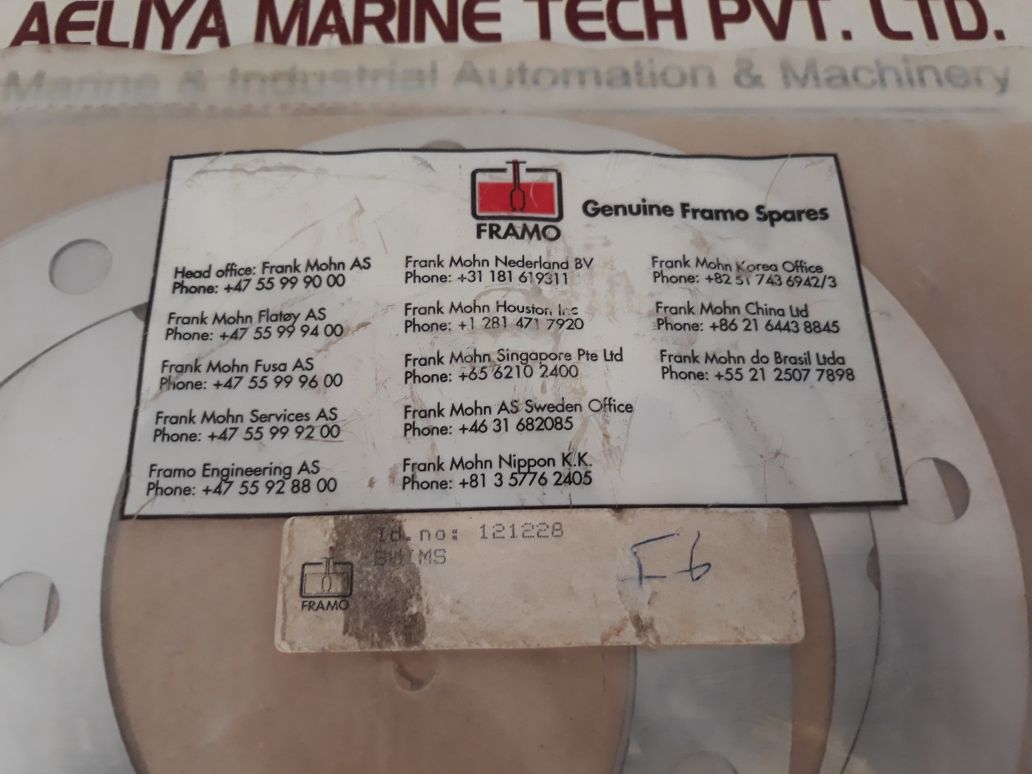 Framo 121228 Shims