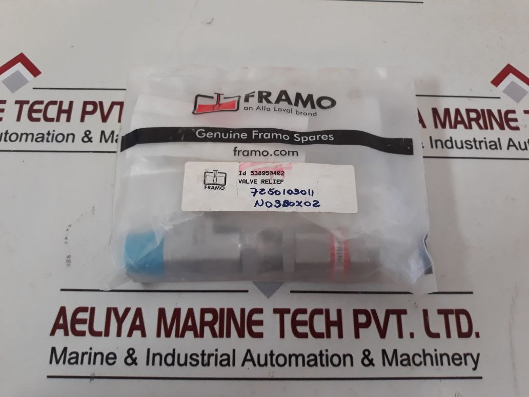 Framo 538950402 Relief Valve