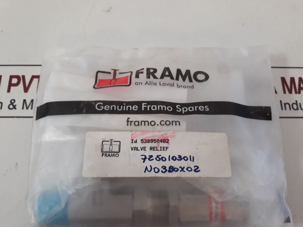 Framo 538950402 Relief Valve