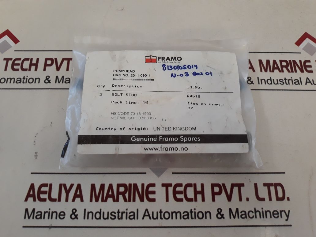 Framo F4618 Bolt Stud