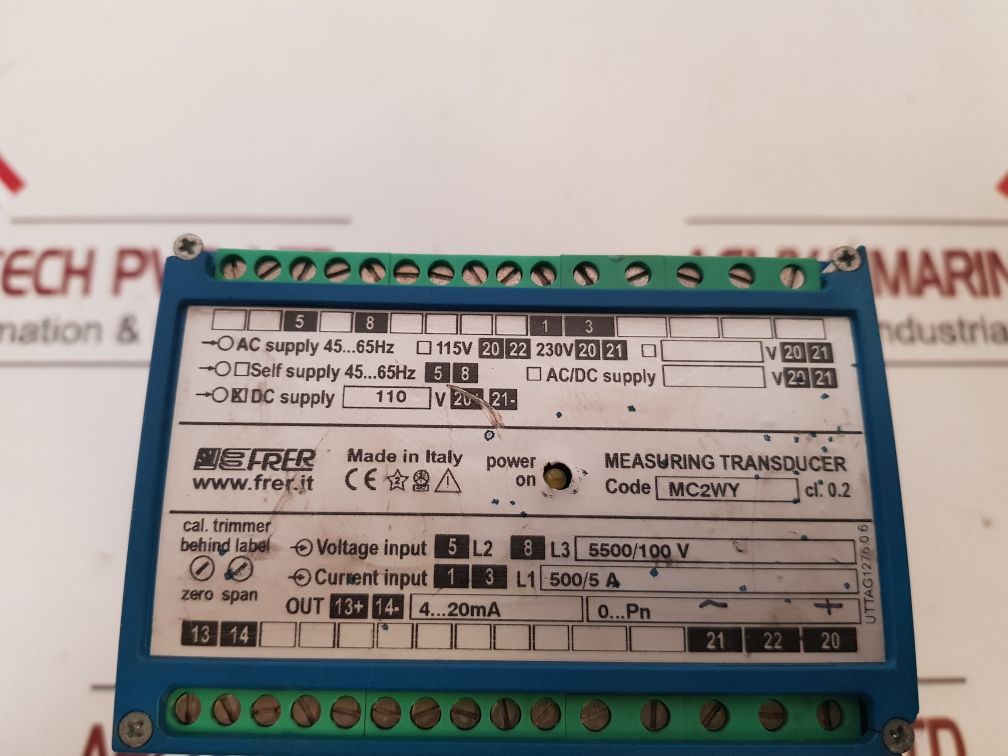 Frer Mc2Wy Measuring Transducer 110V